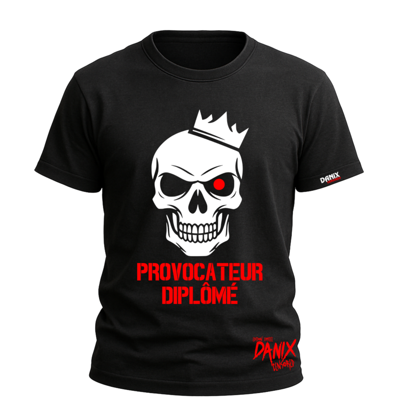 Tshirt Provocateur diplômé [DANIX CENSORED]